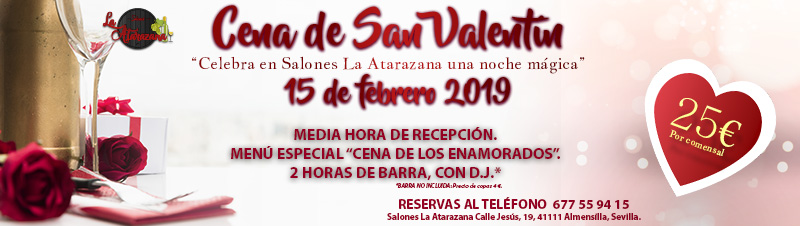 Cena de San Valentín 2019